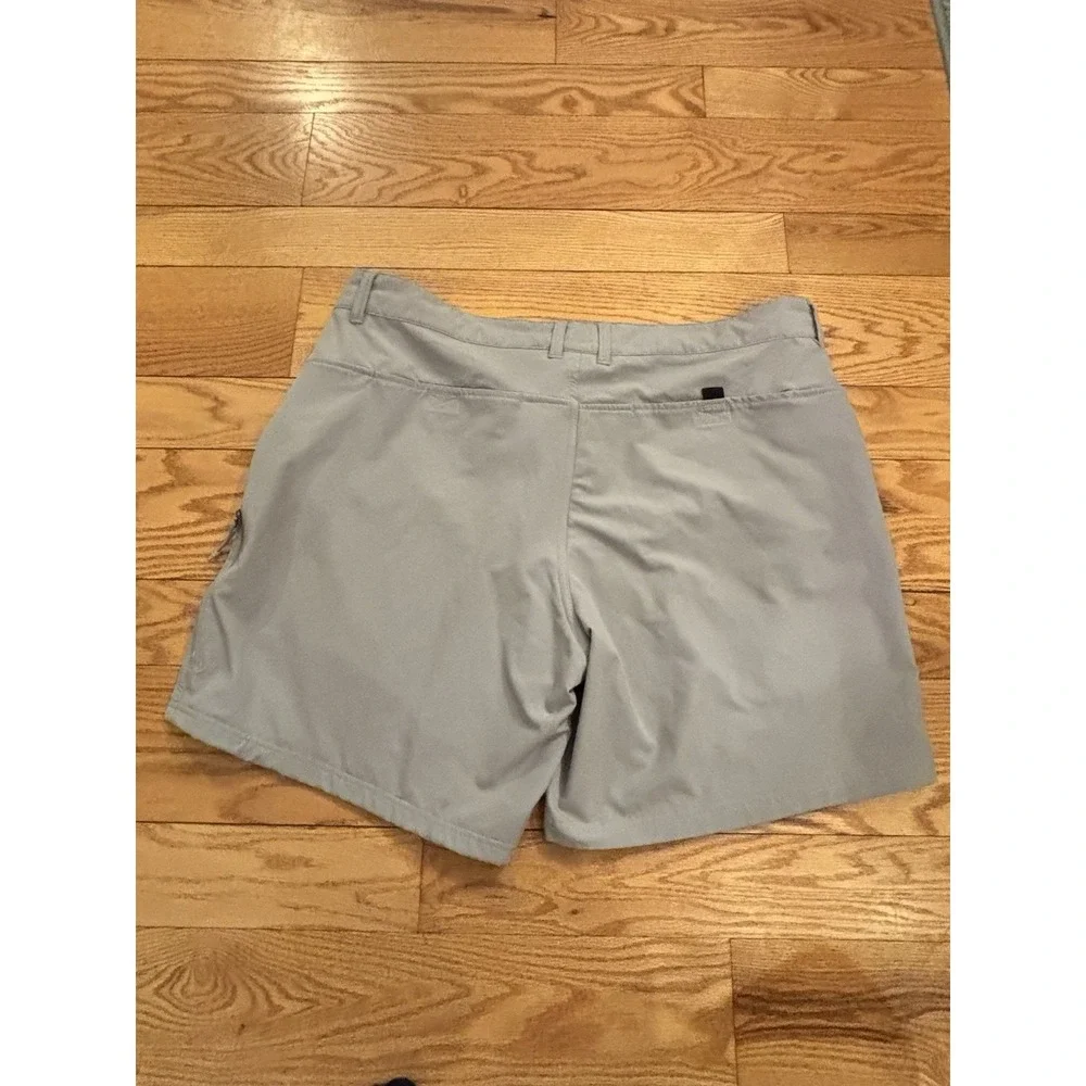 The North Face‎ Shorts Flashdry Drawstring Lined Pockets Gray Mens Sz 38 (37x7')